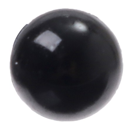 Rifle eyes with plugs, set of 50 pcs., Size 1 pc. - 0.6 cm, black color-4