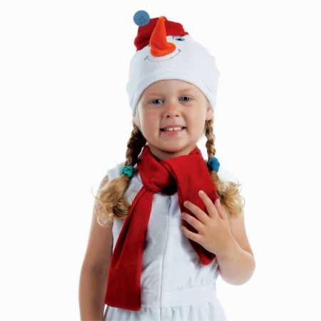 Carnival set "Snowman in a red cap", p. 51-55, velor-1