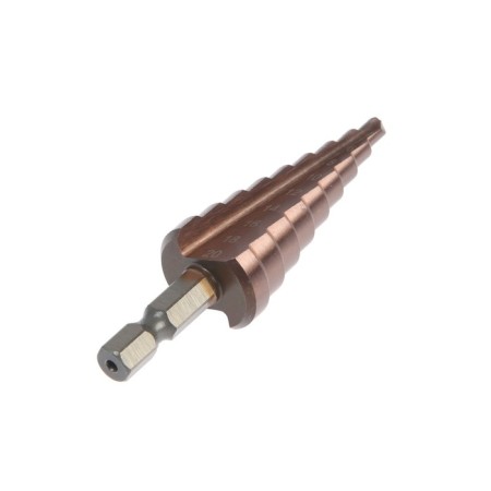 Drill step tundra, HSS -CO, hexagonal shank, 4 - 20 mm-1