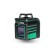 Laser Laser ADA Cube 360 ​​Green Professional Edition, up to 20 m, 2 rays, 532 nm