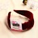 Hair cap "Anisia" 4 cm, burgundy
