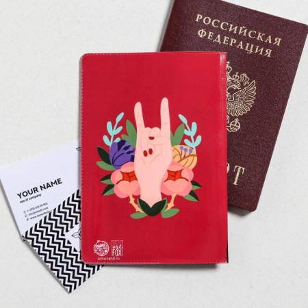 Girl Pwr passport cover (1 pc)-1