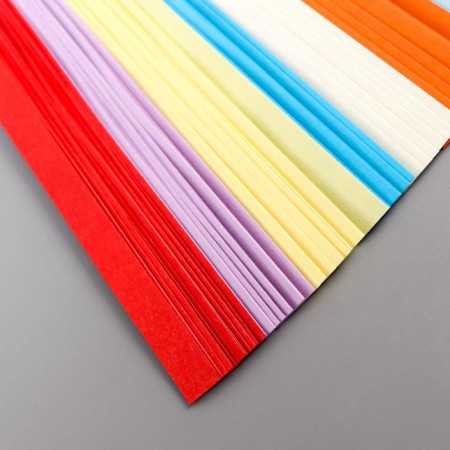 Strips for Quilling "Color" (set of 200 stripes) Mix width 0.8 cm (0.8x24 cm)-1