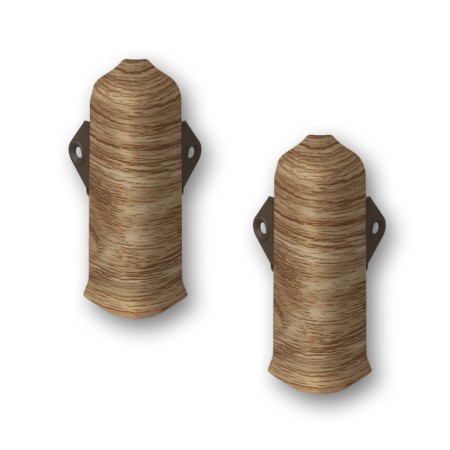 The angle external lexide 80mm with fasteners Alpine oak (2pcs/blister)