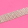 Rhound rhinestones, d = 2 mm, width - 14 mm, 4.5 ± 0.5 m, silver color