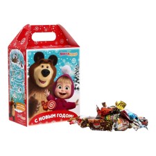 New Year. Gift set of sweets 