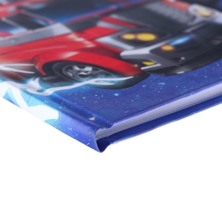 School diary, grade 1-11 in a hard cover, with embossing, 40 l, transformers-8