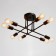 Chandelier 2549/1 E27 40W Black 70x70x20 cm Bayerlux