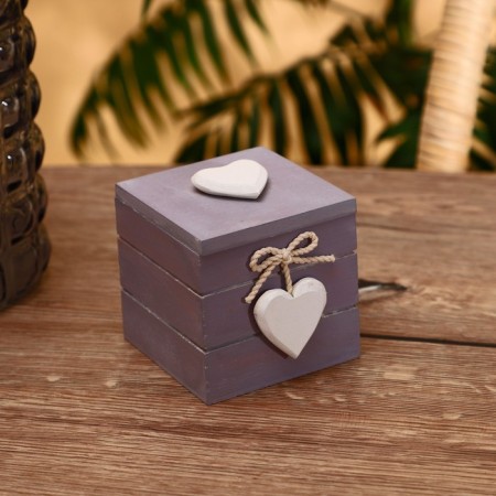 Casket "With Love" MDF 8.5x8.5x8 cm