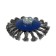 Metal brush for ushm tundra, twisted wire, "plate", M14, 100 mm