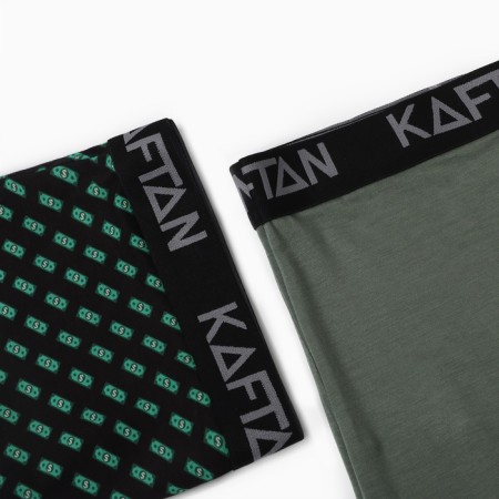 A set of KAFTAN "BE Rich" panties 2 pairs, col. black/khaki, river 54-6