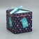 Gift folding box, packaging, “for you”, 12 x 12 x 12 cm