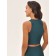 Women's top with a halter neckline Mirey Top Halter Neck, size 44-46, emerald color