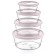 A set of food containers Hobbylife Trend, 4 pcs, color mix