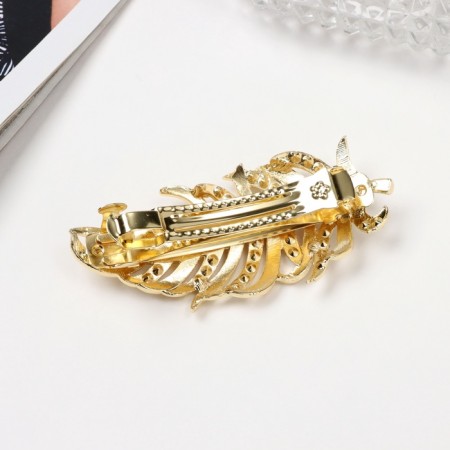 Club-automatic "Monique" branch, 9 cm, gold-1