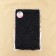 Lace elastic fabric, 220 mm × 2.7 ± 0.5 m, black color