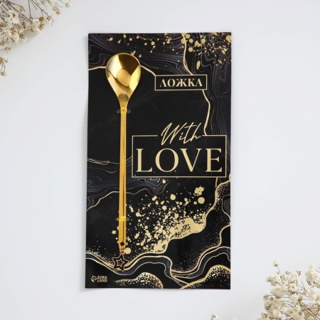 Spoon with a suspension "with love", 2.7 x 14, 8 cm-3