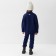 Costume (sweater and trousers) children's minku, dark blue color, height 152 cm