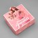 Gift folding box, packaging, "princess", 25 x 25 x 10 cm