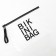 Cosmetic bag for a swimsuit on zip-lice, white / black color