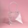 Gift package with a square bottom 25 x 25 x 25 cm
