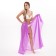 Pareo female, lilac color, size 120x170 cm