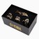 Gift set 4 in 1 "Successful fishing": 3 piles for vodka 50 ml, wobbler, bronze