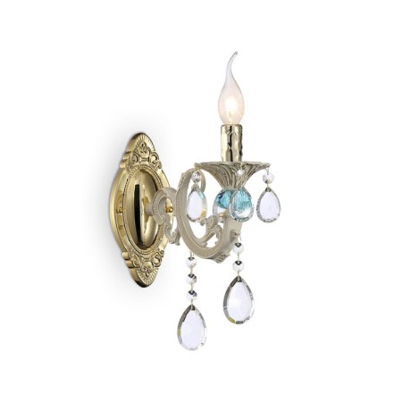 Wall lamp with crystal Ambrella Light, Classic, TR4932, 1HE14, Color Gold, White
