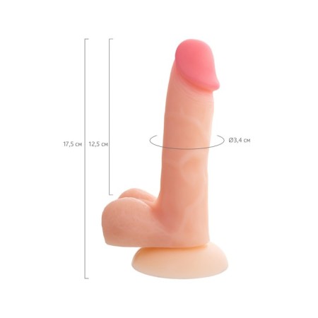 Fallomitator Realstick Silicone Chris H, bodily, 17.5 cm-7