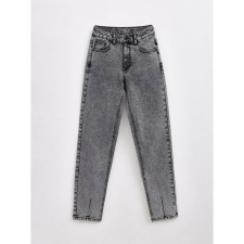 Джинсы женские с высокой посадкой Conte Elegant Mom Fit, размер XL, цвет grey