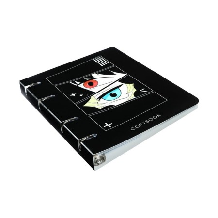 A notebook on rings A5 80 sheets in the Calligrata "Anime" cage, plastic cover, offset unit-3