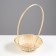 Wicker basket, bamboo, "beloved mother", 19.5x5 cm