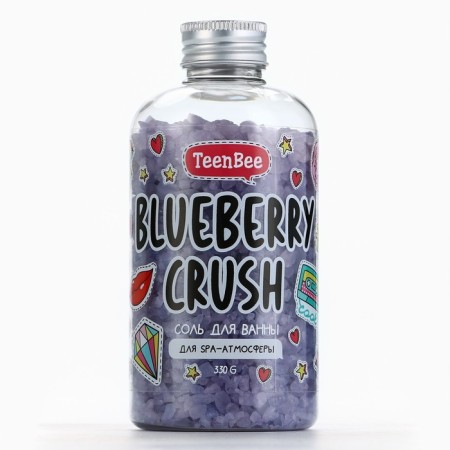 Cоль для ванны, 330 г, аромат черники, TeenBee-10