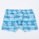 Bathing swimming trunks for a boy, turquoise color, height 134 cm
