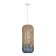 Suspension lamp ST LUCE. SL1514.503.01. Vimini. 1x40 W, E27, 22x22x52 cm, white color