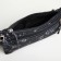 Lightning waist bag, outer pocket, USB connector, black color