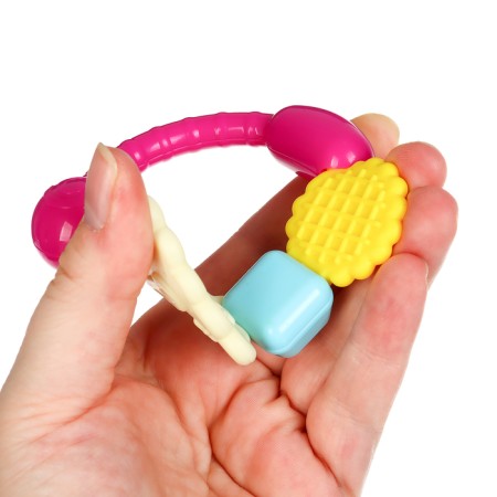 A set of rattles "Sweets", with elastic elements, 5 pcs, color mix, crumb I-14