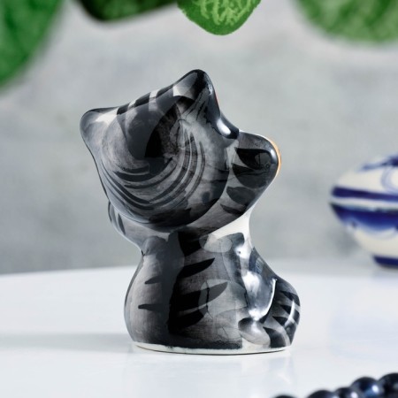 Сувенир "Кот Феликс", гжель, цвет-4