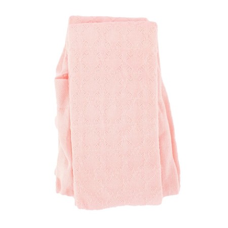 Children's tights Omsa Kids Collant 12A11-3 with an openwork pattern Rosa CHIRO, size 140-146-1