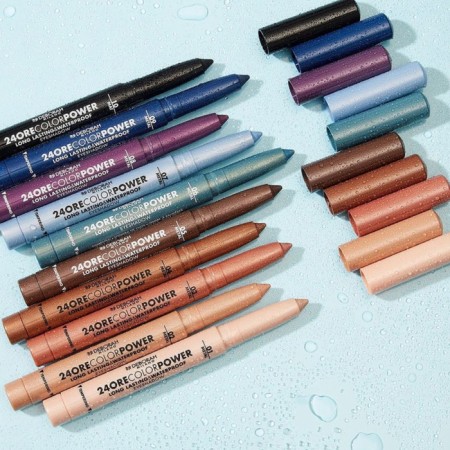 Shadows pencil persistent Deborah 24 Ore Color Power, tone 10 matte black, 1.4 g-4