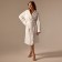 Waffle Women's bathrobe SL Home: Waffle "Blanc de Blanc", size L, 100% cotton, 320 g/m2