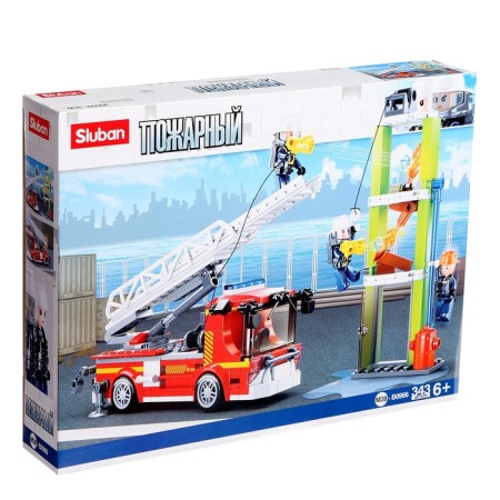 Designer Fireman "Machine with a staircase", 343 parts-4