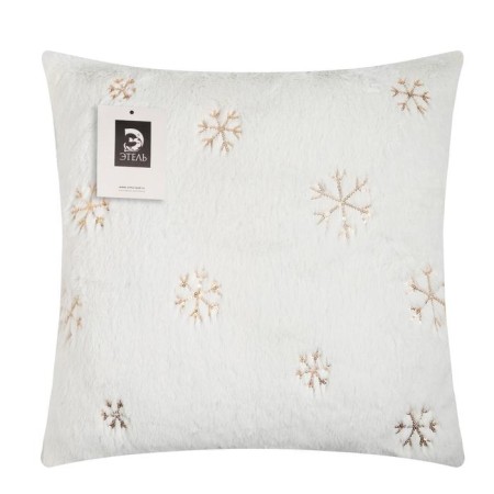 Pillowcase decorative Ethel "Snowflake" gold 43 x 43 cm, 100% p/e-5