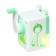 Mechanical grinding grinder with a classic container green