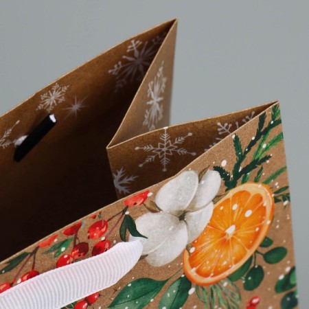 Craft vertical package “Believe me in a dream”, MS 18 x 23 x 10 cm, New Year-7