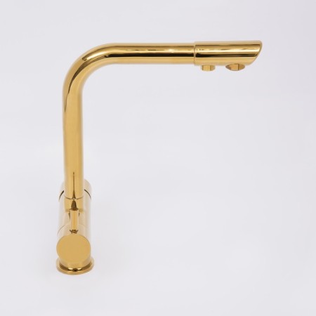 Kitchen mixer Wasserkraft A8377, double -leaf, with access to drinking, glossy gold 92401-3