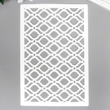 Plastic stencil "Wallpaper" 24x16 cm