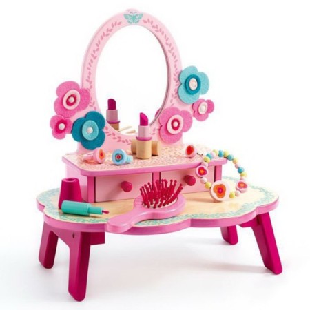 DJeco toilet table, pink
