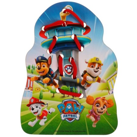 Toy wooden lacing "puppy patrol" 17 × 13 cm