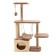Complex for cats with a claw, collapsible, with a hammock, 33 x 76 x 105 cm, beige